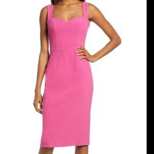 DRESS THE POPULATION Nicole Sweetheart Neck Cocktail Dress